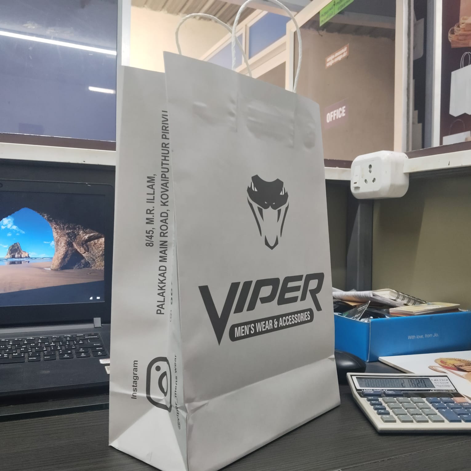 Textile Bags in Retail Environment